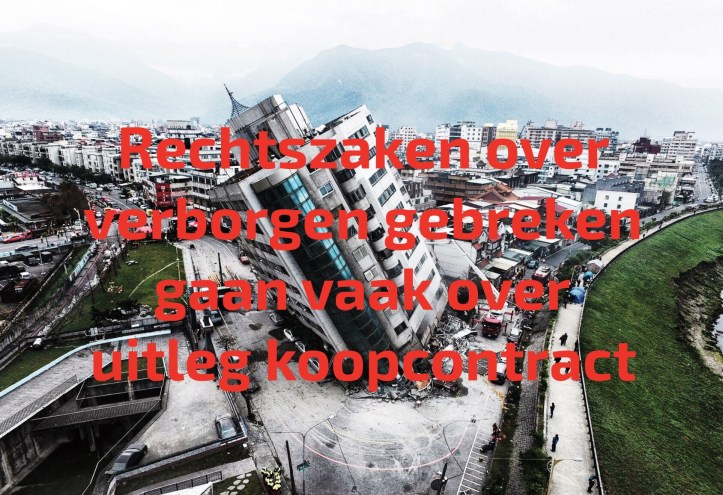 Uitleg koopcontract verborgen gebrek